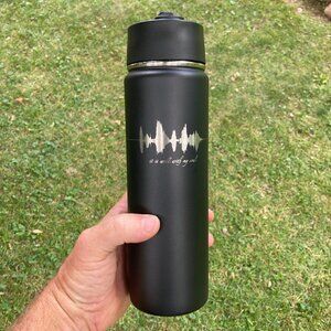 It Is Well With My Soul Soundwave 22oz Water Bottle